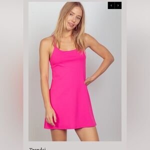 VeryJ Sleeveless Active Tennis Dress